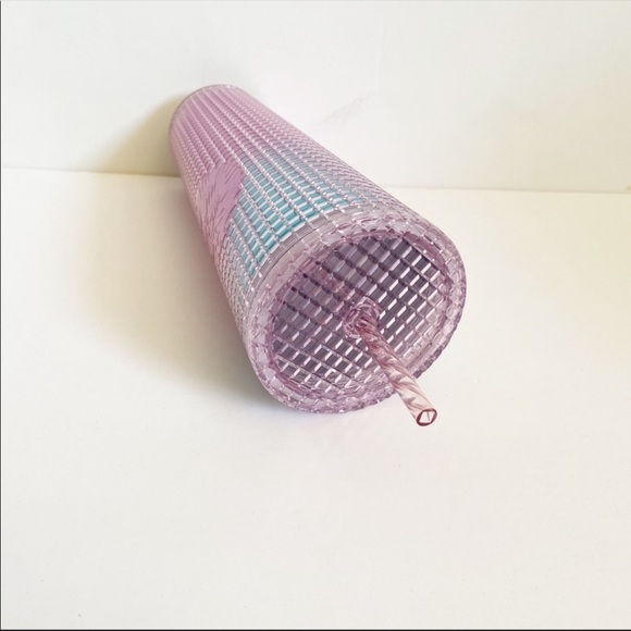Starbucks Summer Blue/Pink Grid Tumbler - Picture 3 of 9